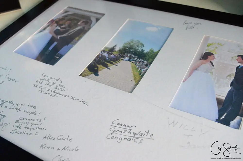 Wedding Guest Book Frame