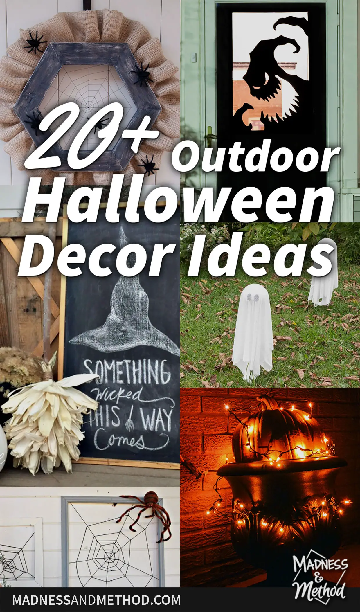 outdoor halloween decor ideas graphic