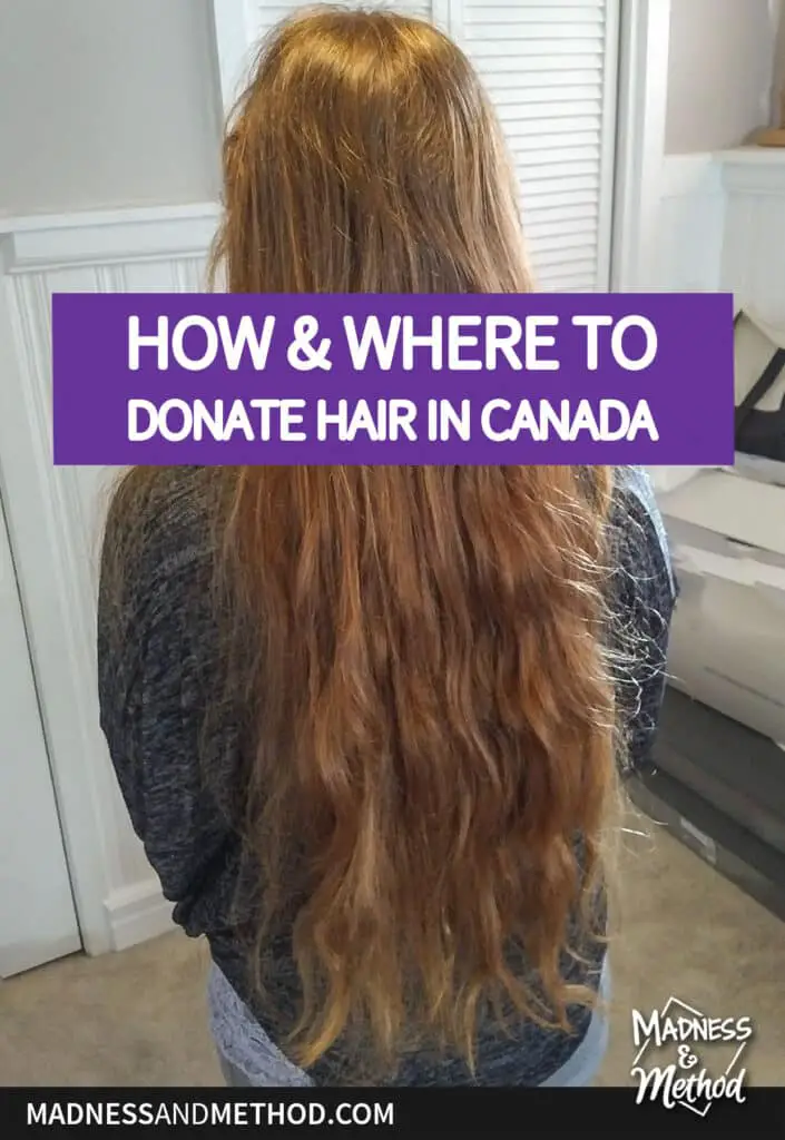 how and where to donate hair in canada text over long hair