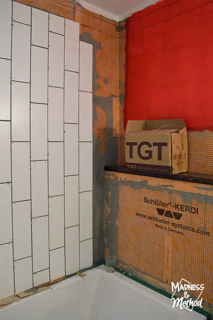 vertical subway tile