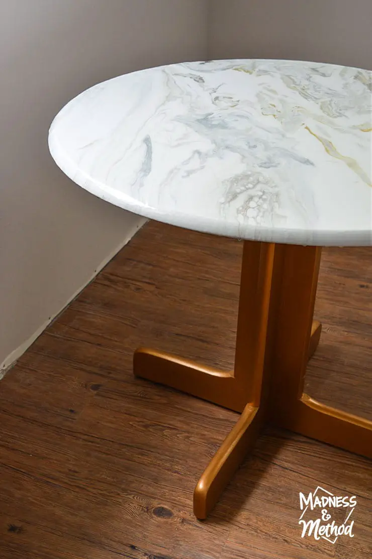 marble brass table copycat