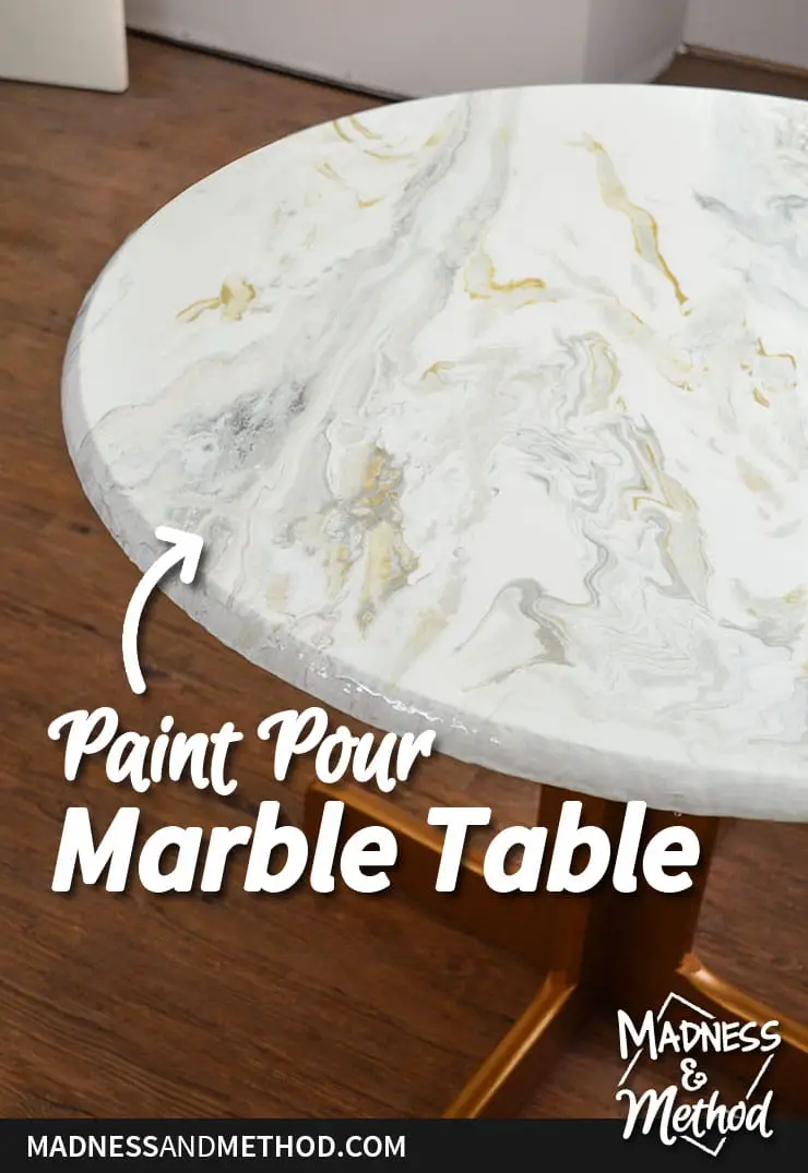 paint pour marble dining table