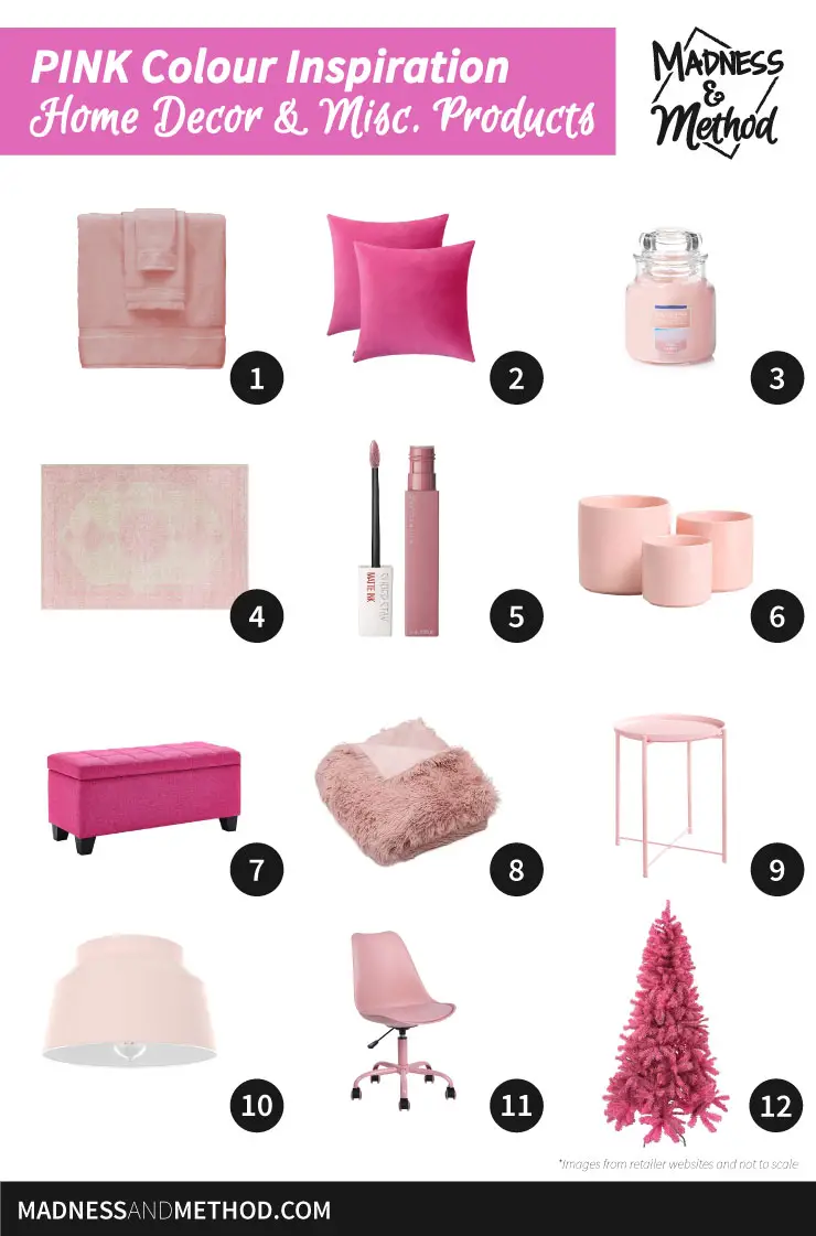 pink home products