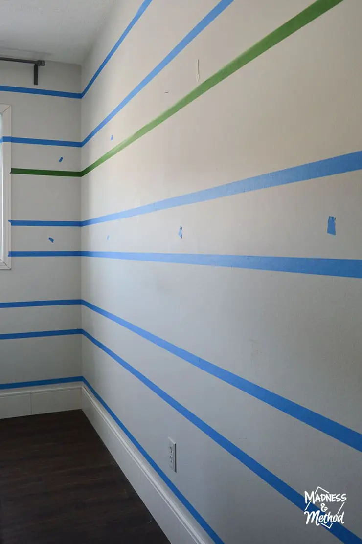 Paint Stripes Across a Room