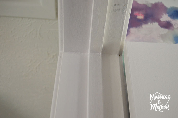 white paint difference on trim