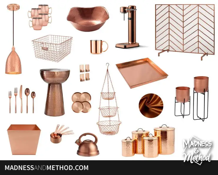Copper Home Accessories