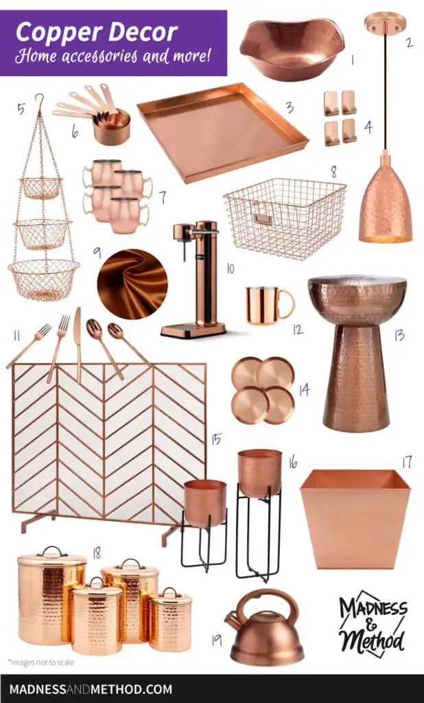 Copper Home Accessories