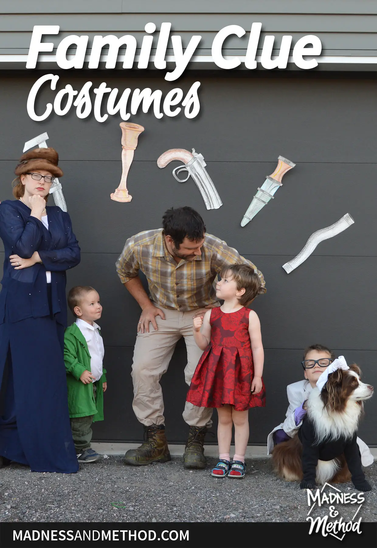 family clue costumes for halloween