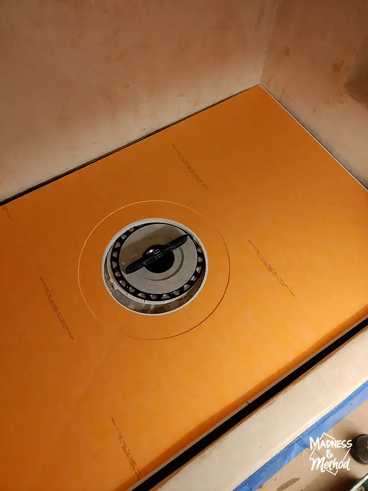 fitting kerdi shower tray