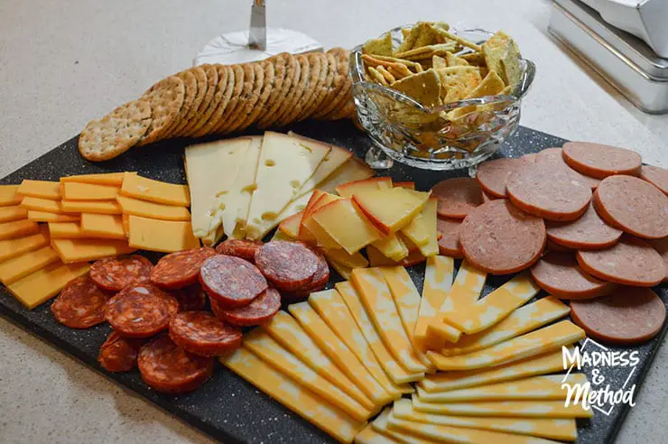 simple party charcuterie board