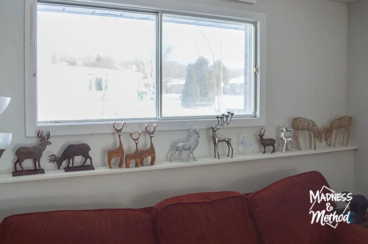 reindeer christmas decor