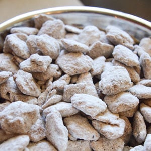 bowl of muddy buddies