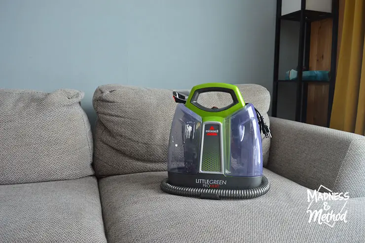 Using a Portable Carpet Cleaner