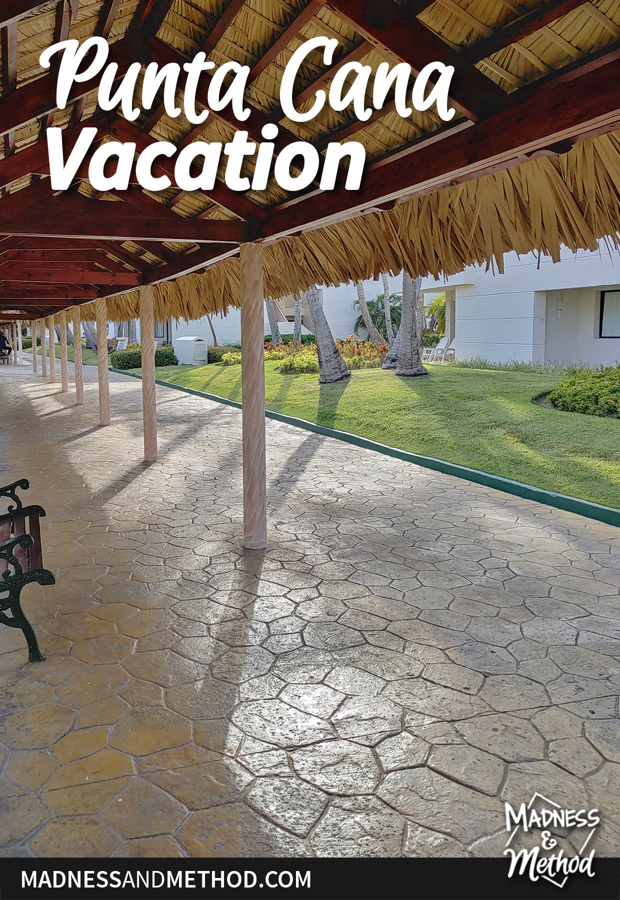 covered walkway in dominican republic