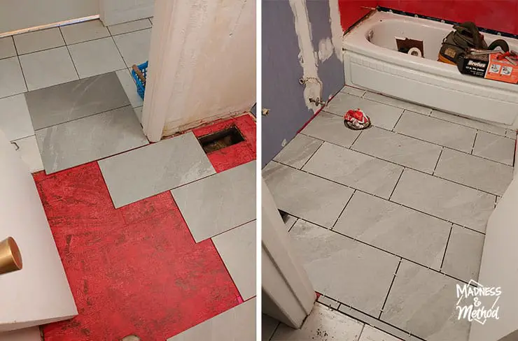 planning floor tile layout