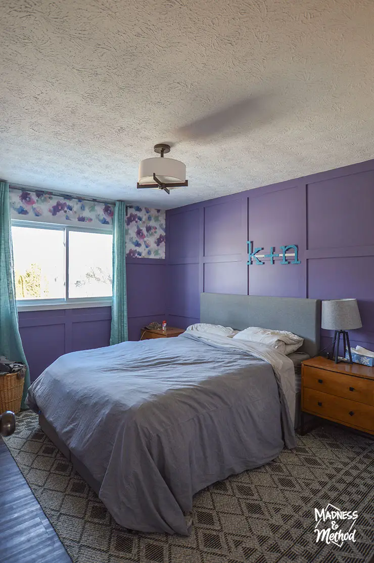 purple bedroom