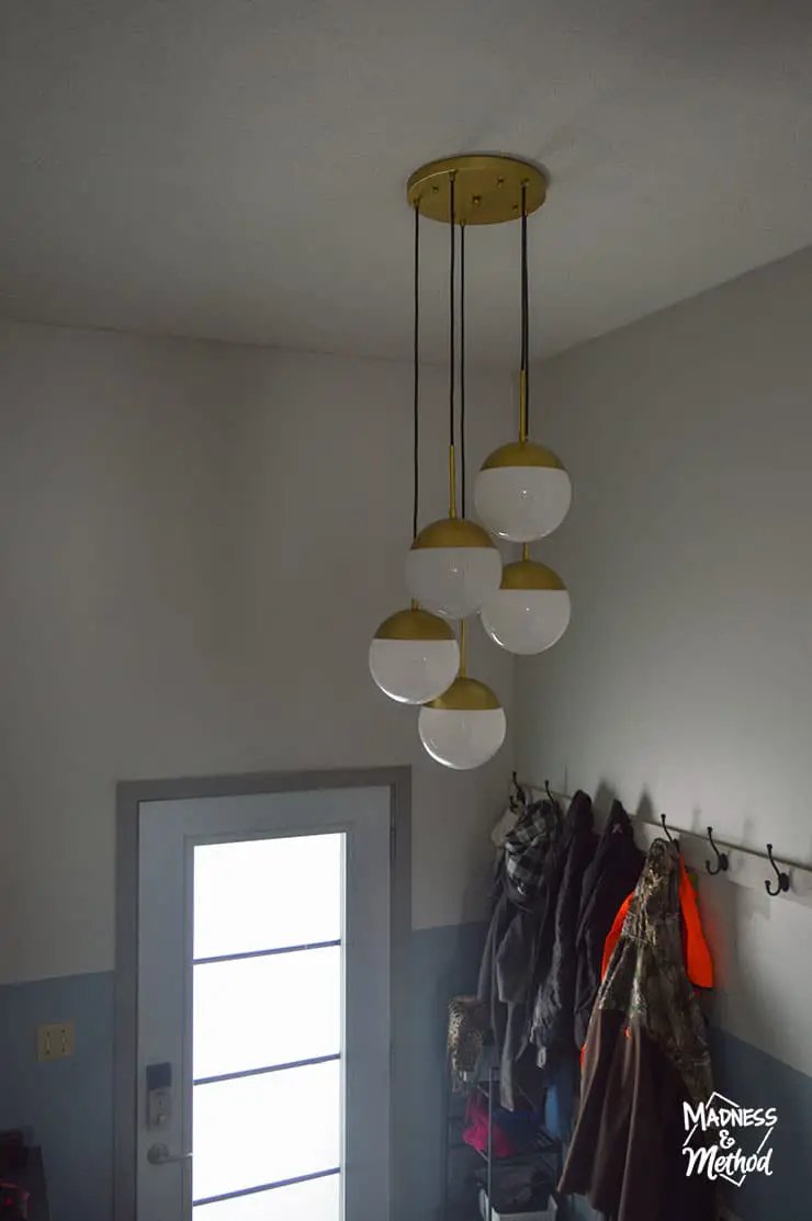 modern hanging globe light
