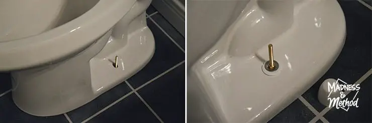 bolt covers on toilet
