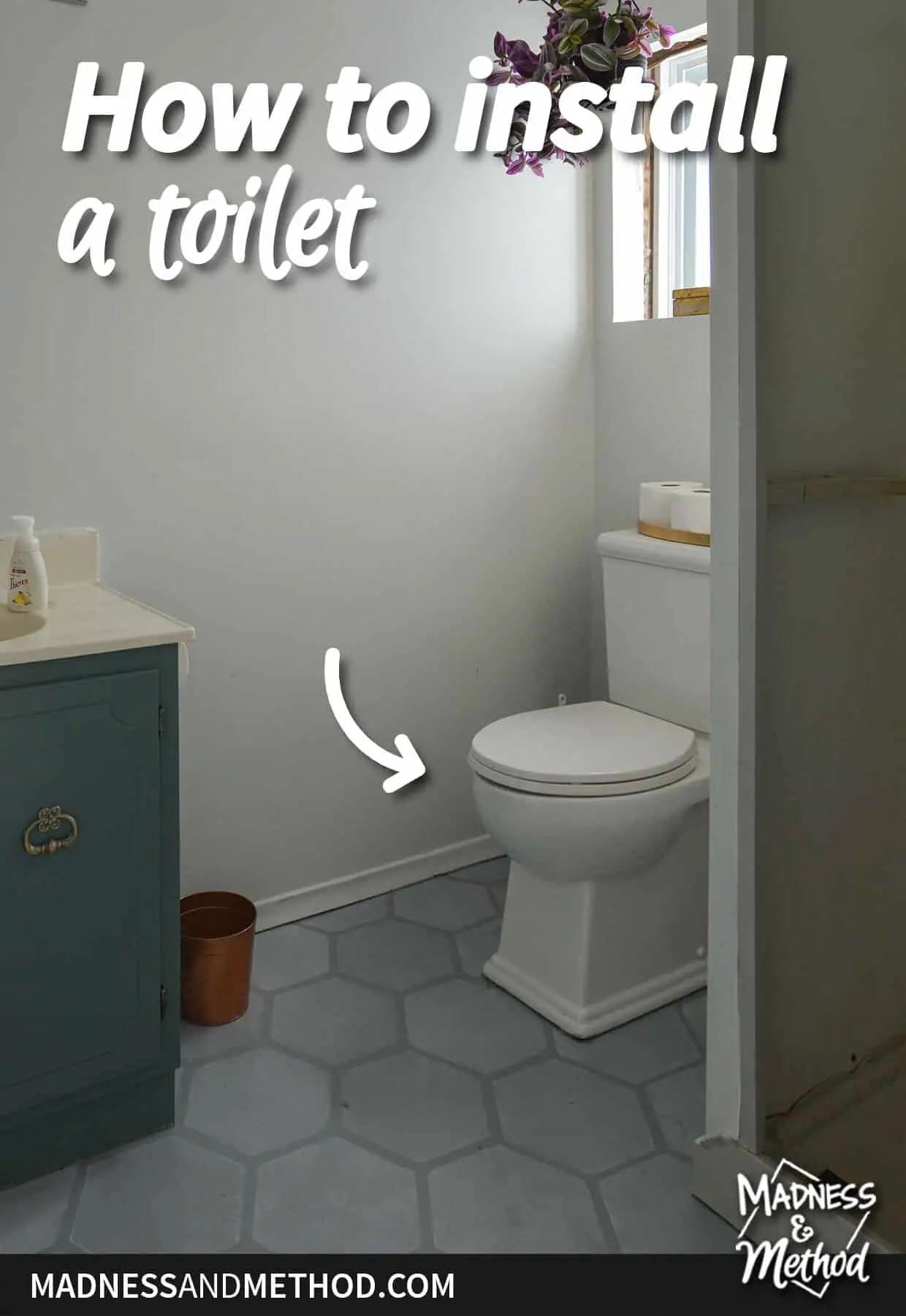 install a toilet graphic