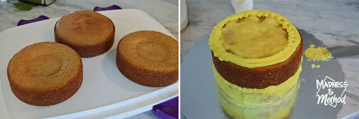 three cake layers construction