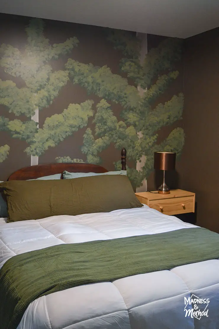 forest bedroom mural