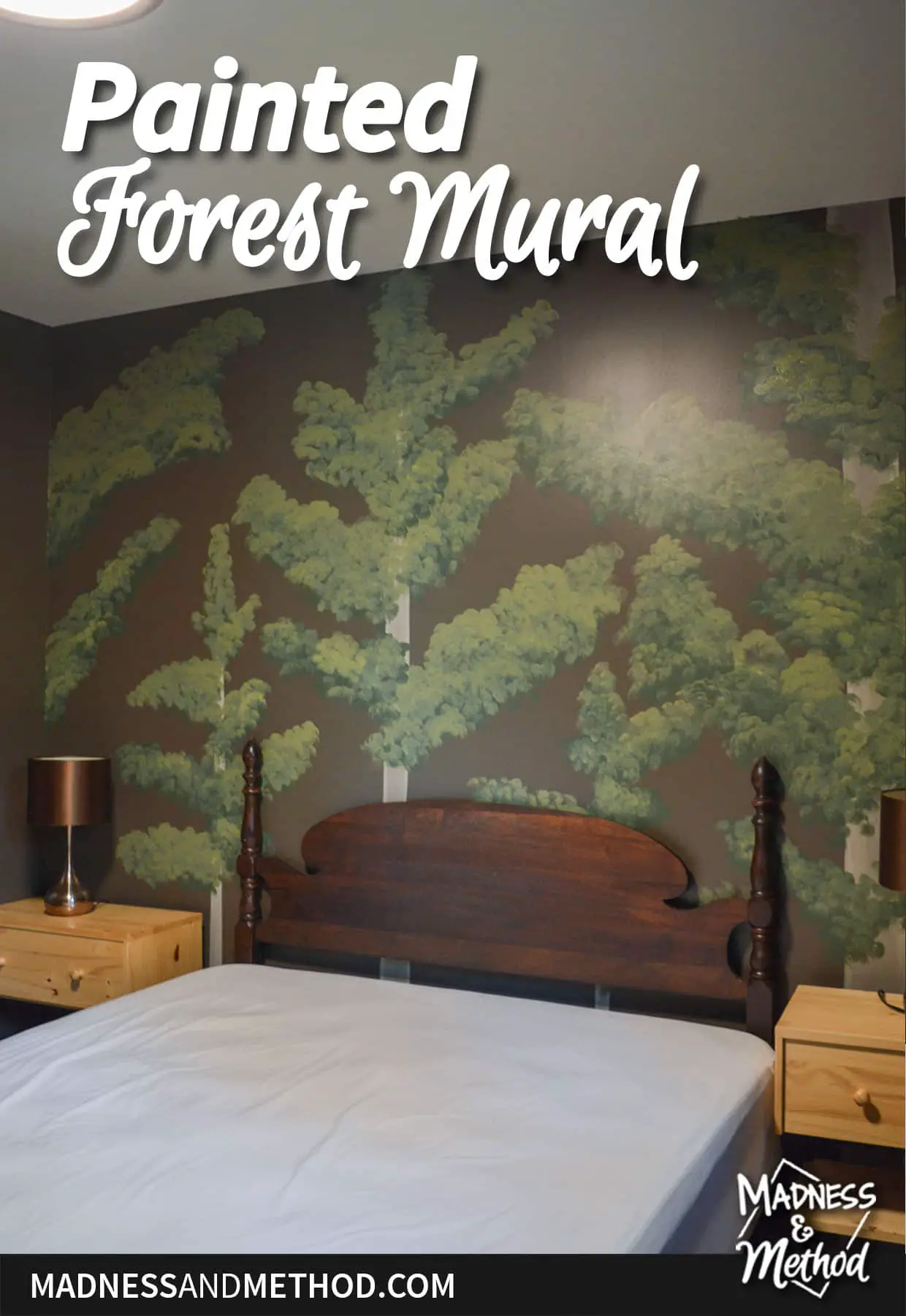 painted forest mural text overlay