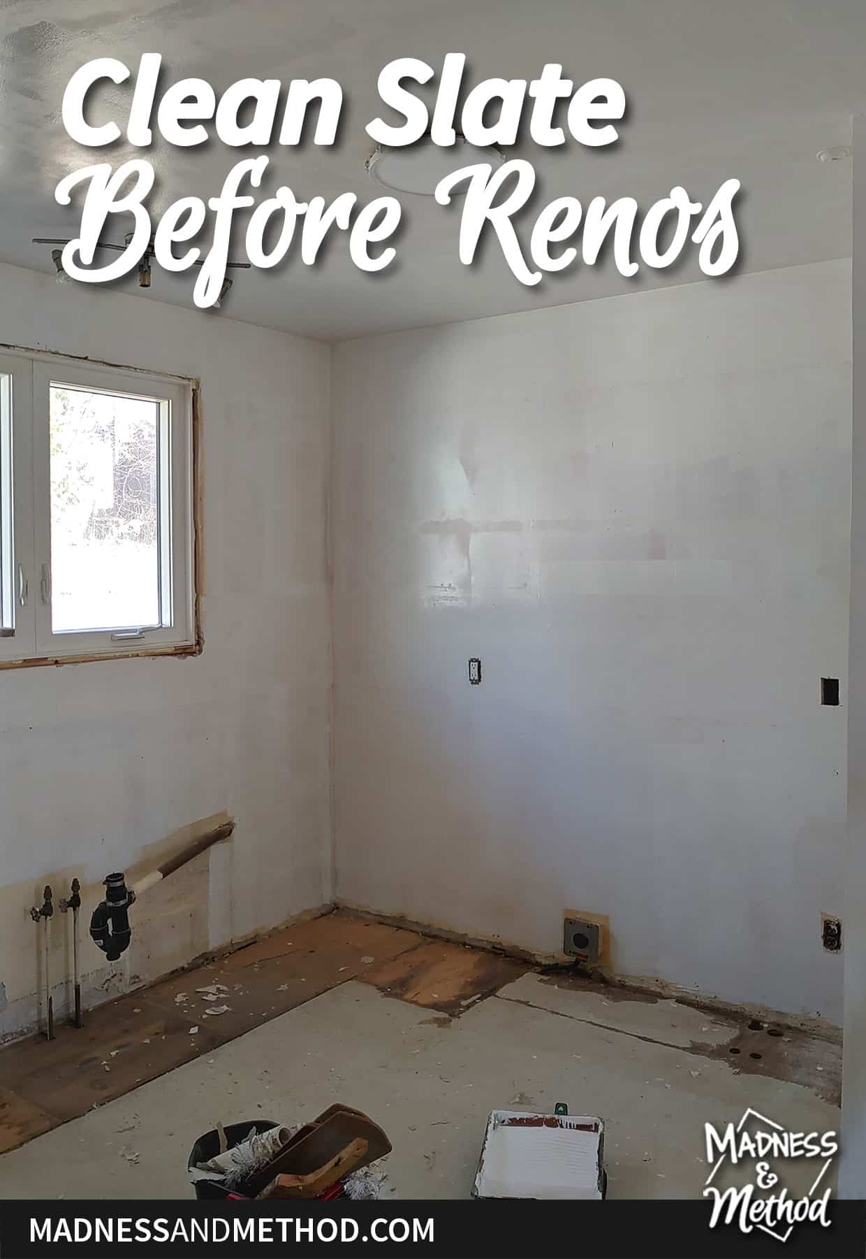 clean slate before renos graphic