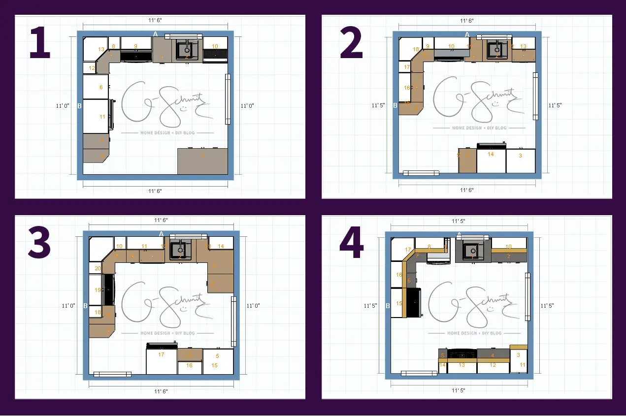 Potential Kitchen Floor Plan Options | Madness & Method