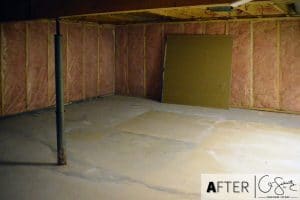 Empty Basement Crawlspace