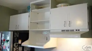 Kitchen Wall Cabinets Pre-Renovation