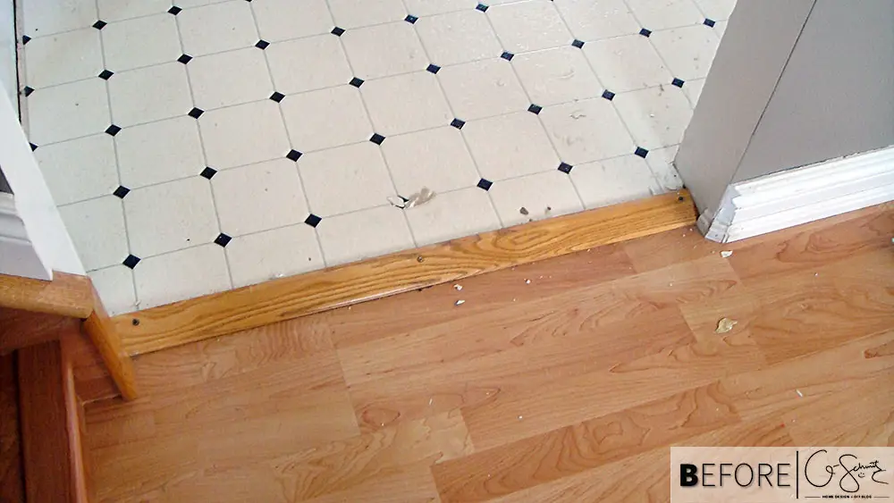 The (painstaking) process of how we took up the old linoleum floors in our kitchen to prepare for the DIY ceramic tile install.