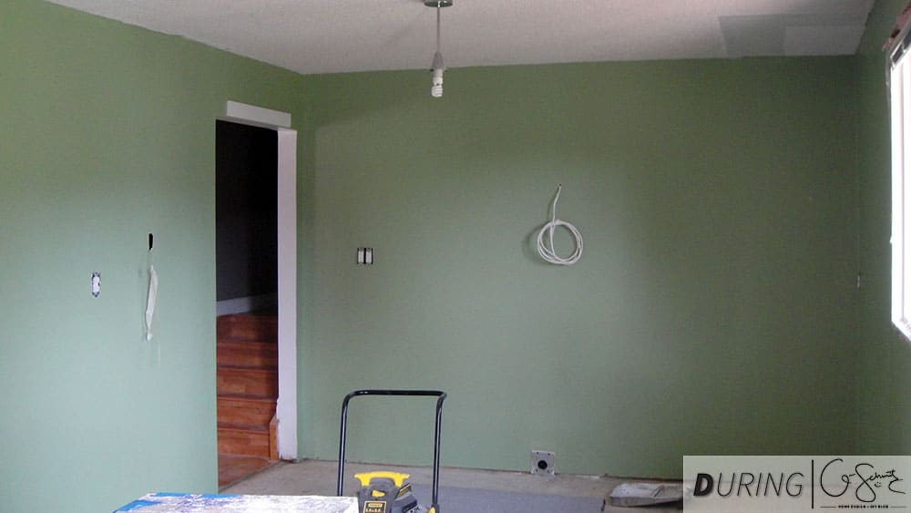 Painting the Kitchen Walls Green