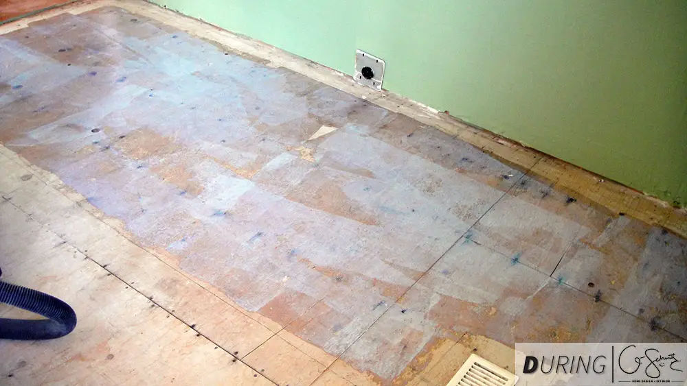 When tiling, it's always best to install the tiles on a properly prepared floor surface and not directly onto the wooden subfloor - read on for more tips! You'll learn how to tile your floors (and what products NOT to use).