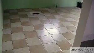 Newly Tiled Kitchen Floors