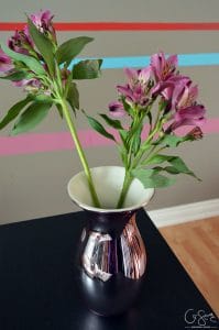 Checking Stem Size with Vase for Flower Bouquet