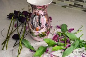 Removing Dead Flowers from a Bouquet