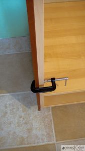 Attaching Ikea Cover Panels to Kitchen Cabinets