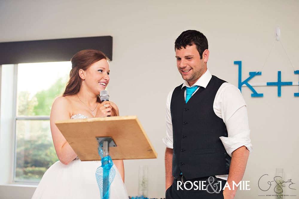 We took our wedding logo and all our wedding gifts and mementos - and created a designated space in the master bedroom for our wedding day memories.