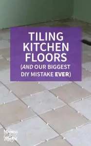 tiling kitchen floors graphic with biggest diy mistake