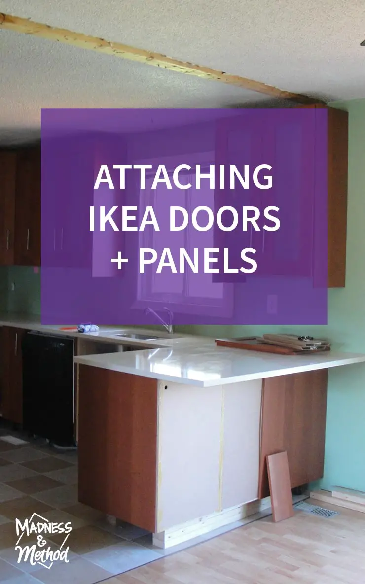 attaching ikea doors and panels graphic