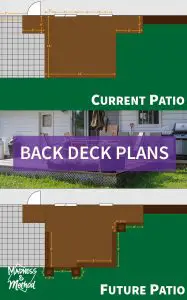 back deck plans graphic