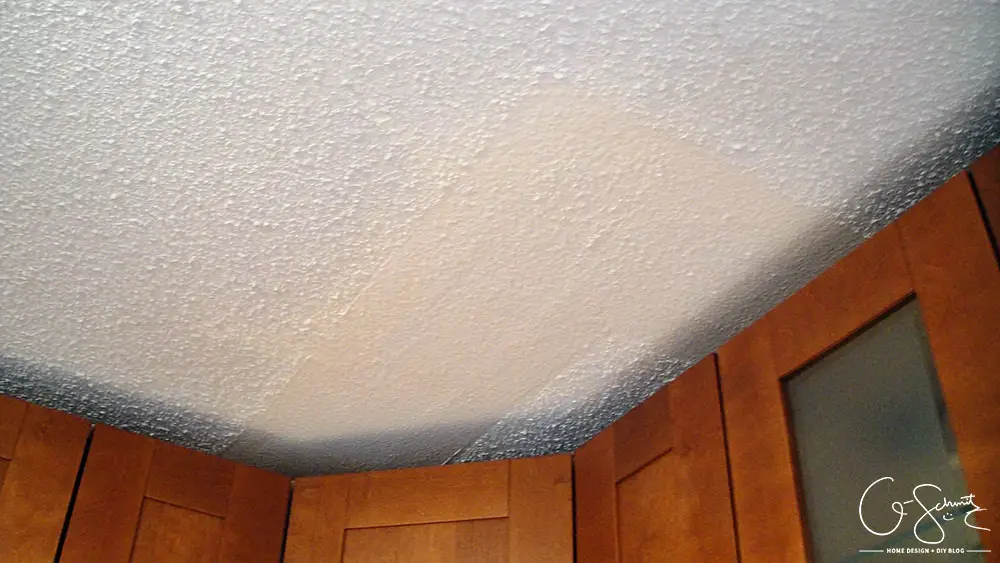 Check out the products and DIY steps to patch a popcorn ceiling yourself (don't worry, it's way easier than you think!)