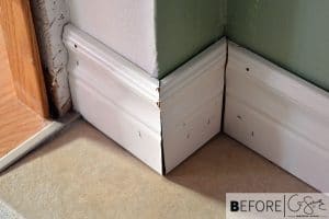 Today I explore some great DIY tips and tricks on how to repair and finish the trim around your house. Whether you have baseboards, window trim or crown molding to update, this post is for you!