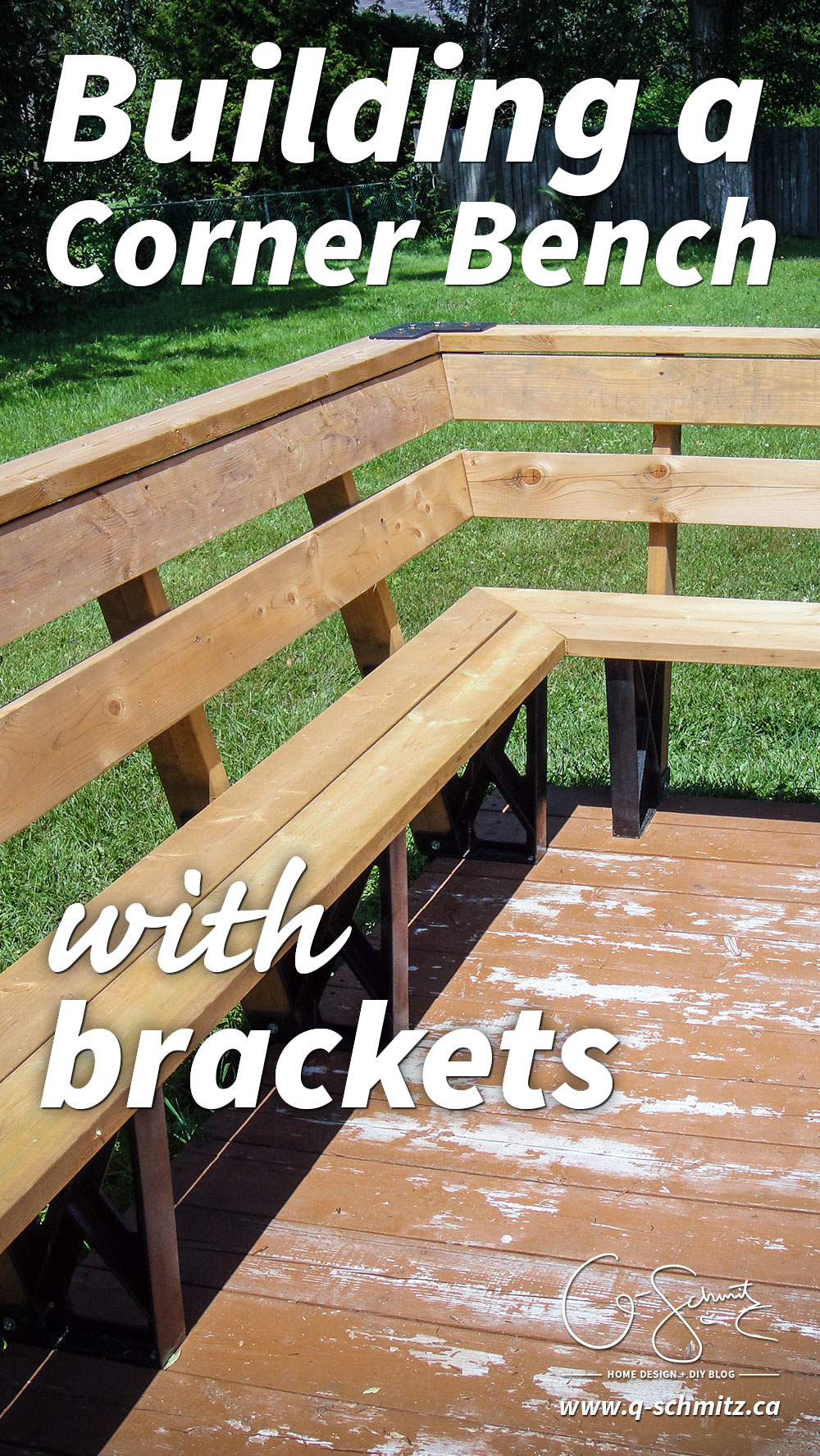 Are you ready to tackle an easy DIY project this summer? Building a corner bench with brackets is a great way to add more seating space to your deck, and these tips will help you avoid any mistakes along the way! 