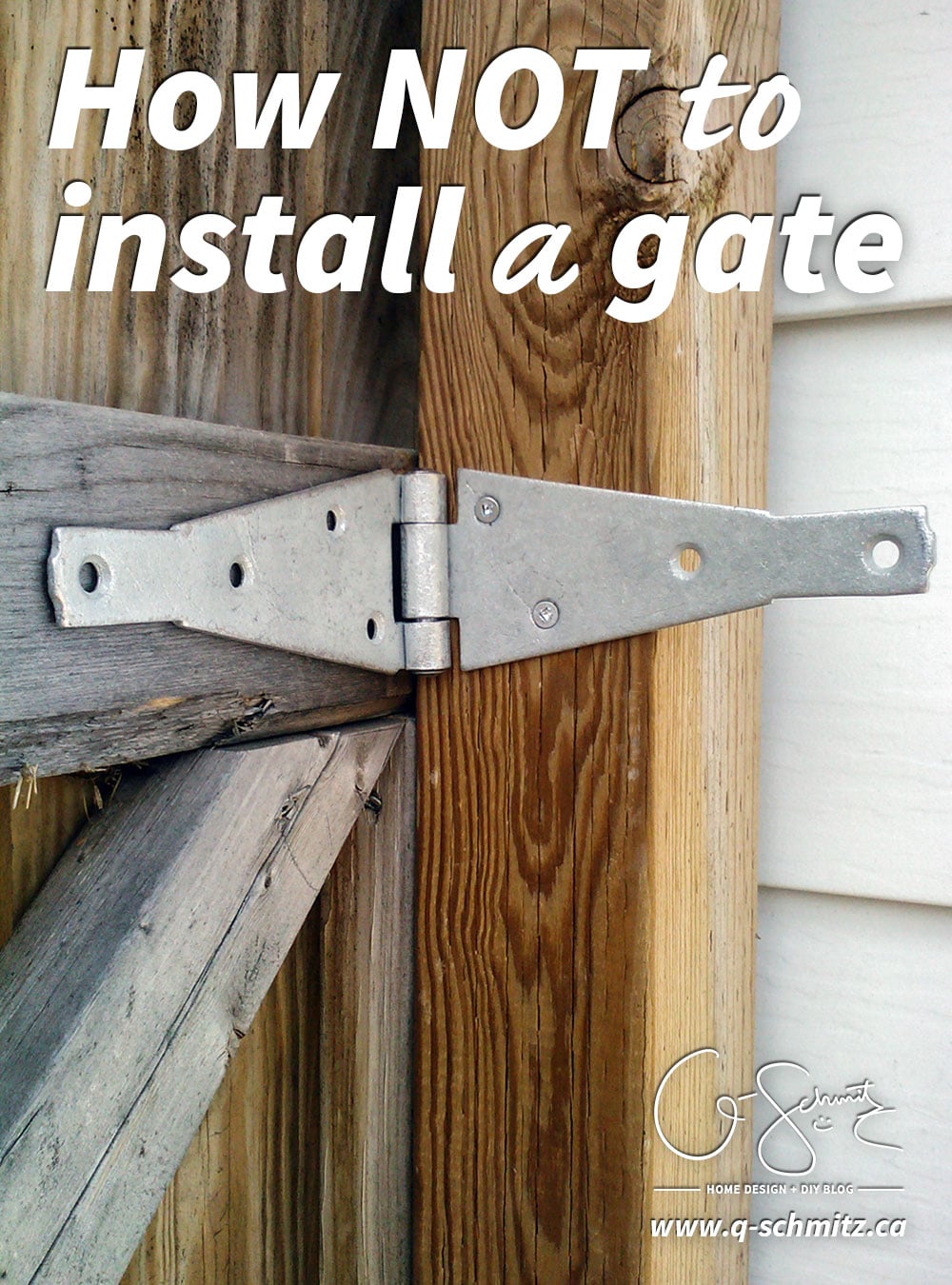 Have you ever attempted a "simple" DIY project that didn't go as planned? If you're looking to install a gate or double wooden door on your fence, read on for good tips and also some advice on things you should avoid!