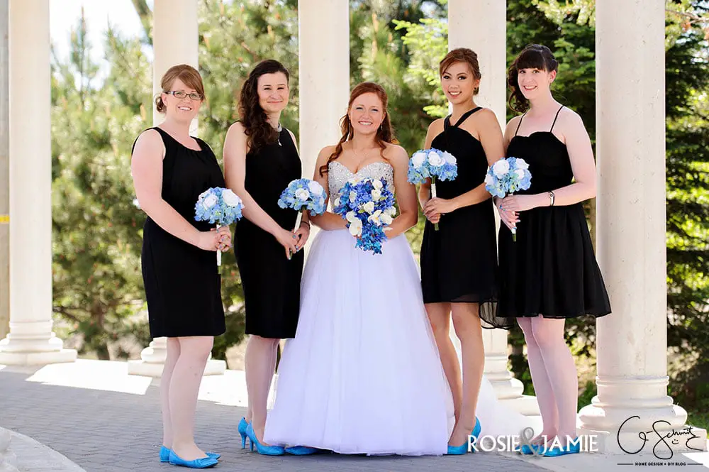 Can you believe that these DIY wedding vases were originally drink cartons? Check out the blog for the super easy and cheap process of turning juice and milk cartons into bright blue sparkly vases for wedding centerpieces and decor. And, check out the other ways I used this same DIY to add some other sparkles to our wedding day as well :)