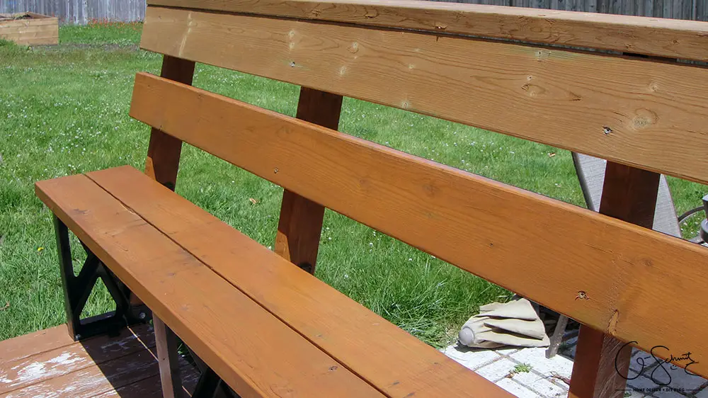 Staining the deck is an easy DIY project, but it is time consuming! Check out all the photos of the progress and read about the details on how to stain different angles. I can't wait to host some great backyard barbecue parties!