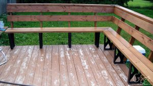 Staining the deck is an easy DIY project, but it is time consuming! Check out all the photos of the progress and read about the details on how to stain different angles. I can't wait to host some great backyard barbecue parties!