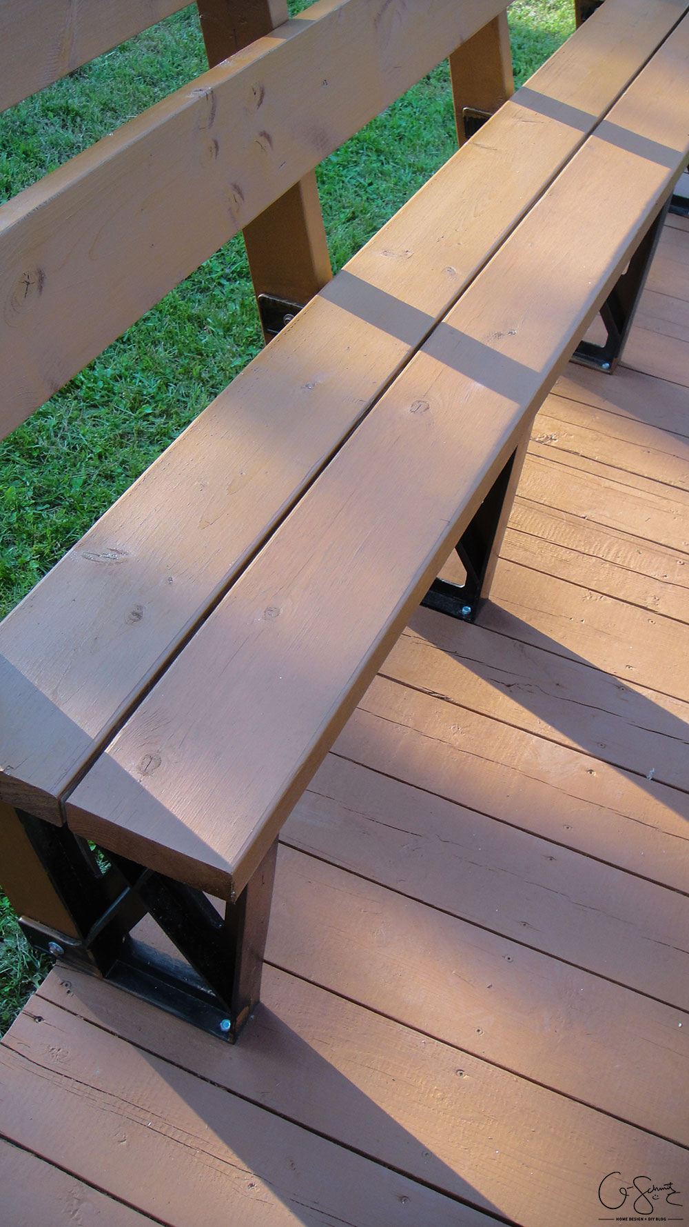 Staining the deck is an easy DIY project, but it is time consuming! Check out all the photos of the progress and read about the details on how to stain different angles. I can't wait to host some great backyard barbecue parties!