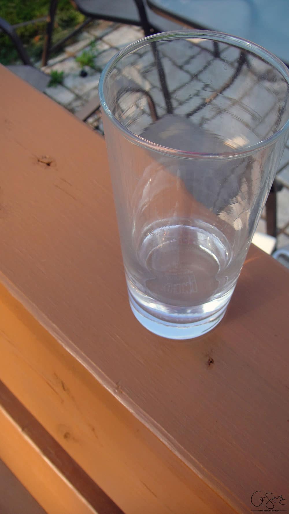 Staining the deck is an easy DIY project, but it is time consuming! Check out all the photos of the progress and read about the details on how to stain different angles. I can't wait to host some great backyard barbecue parties!